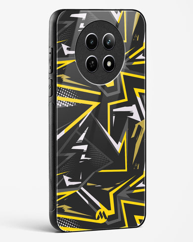 Triangular Abstraction Glass Case Phone Cover (Realme)