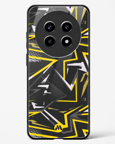 Triangular Abstraction Glass Case Phone Cover (Realme)