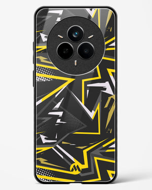 Triangular Abstraction Glass Case Phone Cover (Realme)