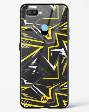 Triangular Abstraction Glass Case Phone Cover-(Realme)