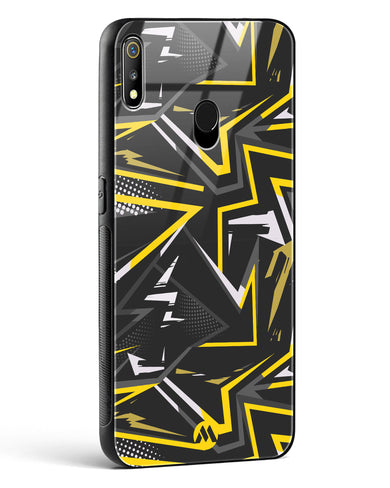 Triangular Abstraction Glass Case Phone Cover (Realme)