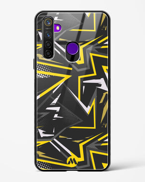 Triangular Abstraction Glass Case Phone Cover (Realme)