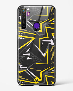 Triangular Abstraction Glass Case Phone Cover (Realme)