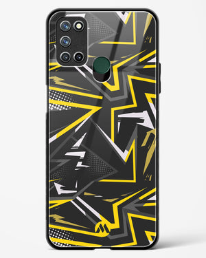 Triangular Abstraction Glass Case Phone Cover (Realme)