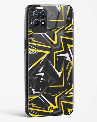 Triangular Abstraction Glass Case Phone Cover (Realme)