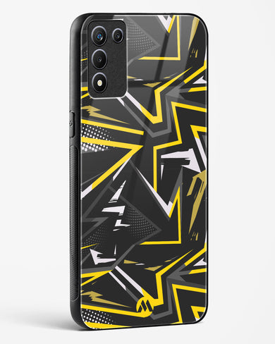 Triangular Abstraction Glass Case Phone Cover (Realme)