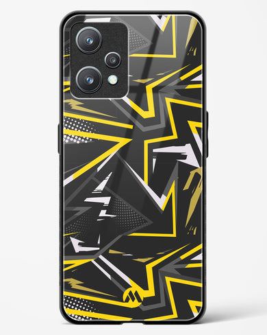 Triangular Abstraction Glass Case Phone Cover (Realme)