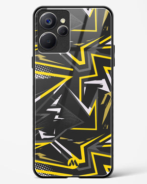 Triangular Abstraction Glass Case Phone Cover (Realme)