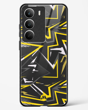 Triangular Abstraction Glass Case Phone Cover (Realme)