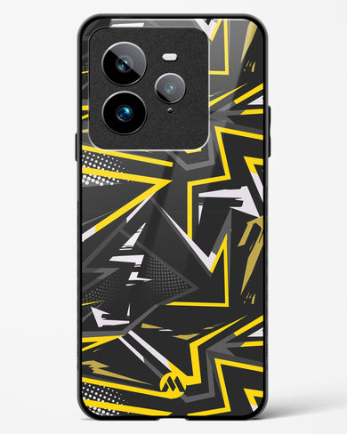 Triangular Abstraction Glass Case Phone Cover (Realme)