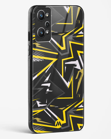 Triangular Abstraction Glass Case Phone Cover (Realme)