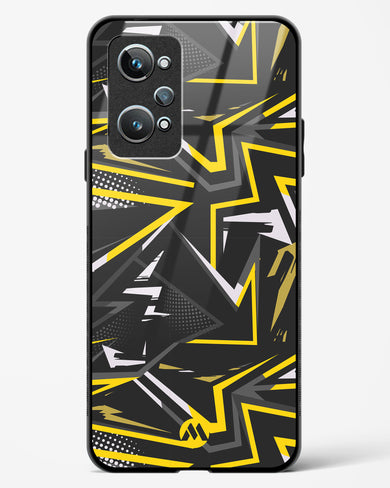 Triangular Abstraction Glass Case Phone Cover (Realme)