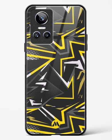 Triangular Abstraction Glass Case Phone Cover (Realme)