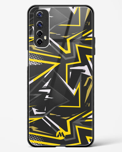 Triangular Abstraction Glass Case Phone Cover (Realme)