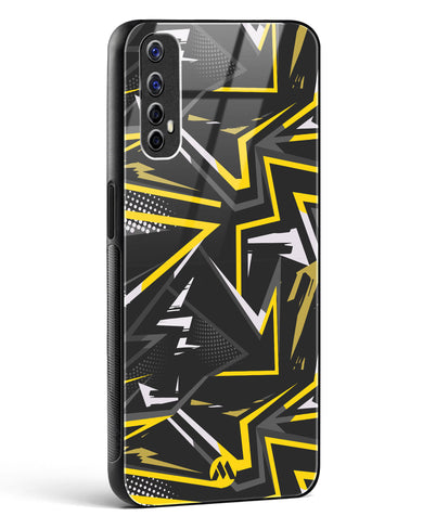Triangular Abstraction Glass Case Phone Cover (Realme)