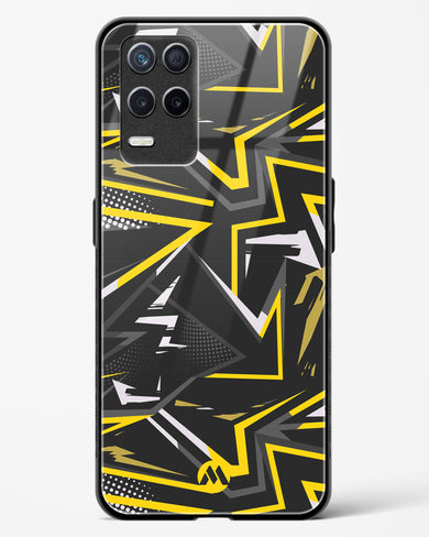 Triangular Abstraction Glass Case Phone Cover (Realme)