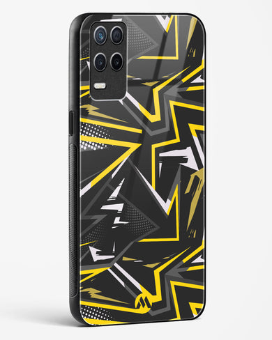 Triangular Abstraction Glass Case Phone Cover (Realme)