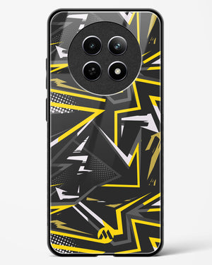 Triangular Abstraction Glass Case Phone Cover (Realme)