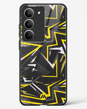 Triangular Abstraction Glass Case Phone Cover (Realme)