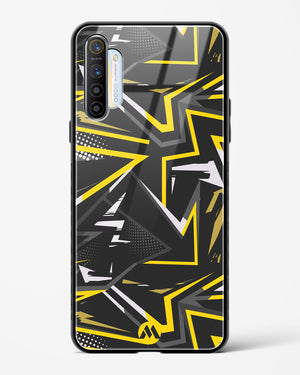 Triangular Abstraction Glass Case Phone Cover (Realme)