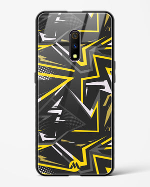 Triangular Abstraction Glass Case Phone Cover (Realme)