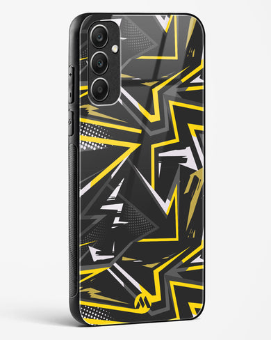 Triangular Abstraction Glass Case Phone Cover (Samsung)