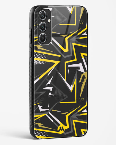 Triangular Abstraction Glass Case Phone Cover (Samsung)