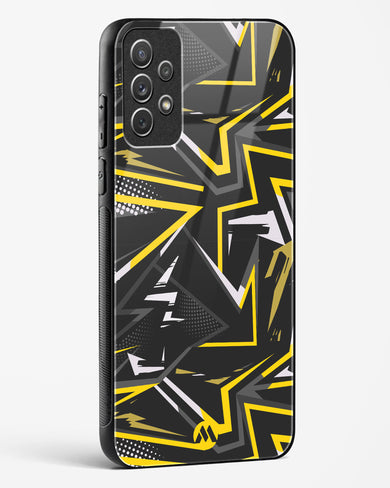 Triangular Abstraction Glass Case Phone Cover (Samsung)