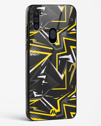 Triangular Abstraction Glass Case Phone Cover (Samsung)