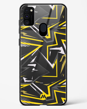 Triangular Abstraction Glass Case Phone Cover (Samsung)