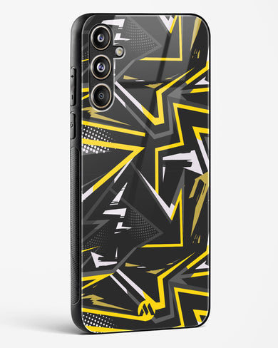 Triangular Abstraction Glass Case Phone Cover (Samsung)