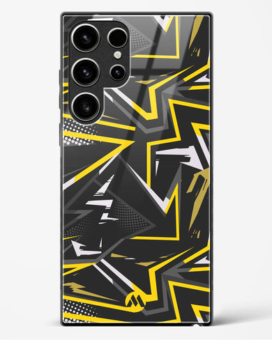 Triangular Abstraction Glass Case Phone Cover (Samsung)