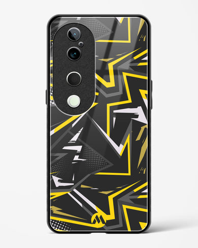 Triangular Abstraction Glass Case Phone Cover (Vivo)