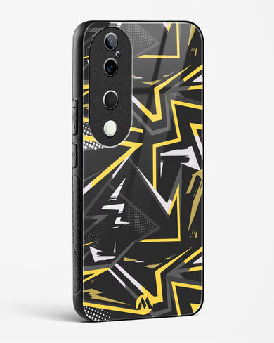 Triangular Abstraction Glass Case Phone Cover (Vivo)