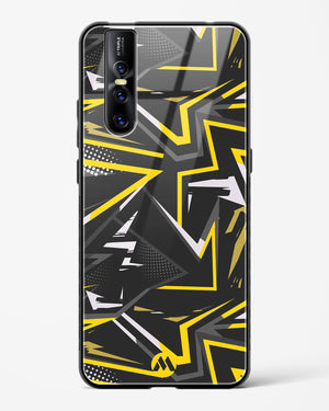 Triangular Abstraction Glass Case Phone Cover (Vivo)