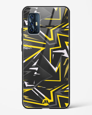 Triangular Abstraction Glass Case Phone Cover (Vivo)