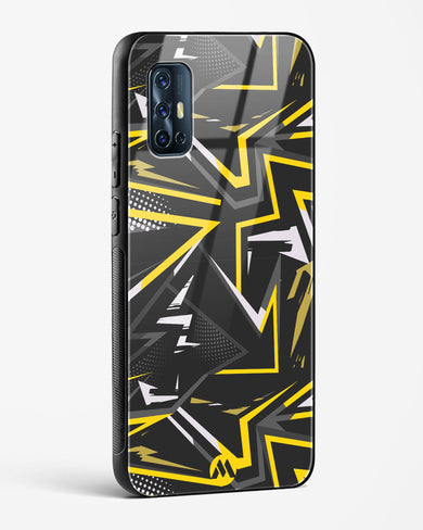 Triangular Abstraction Glass Case Phone Cover-(Vivo)