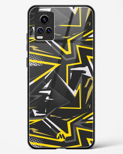 Triangular Abstraction Glass Case Phone Cover (Vivo)