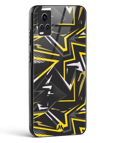 Triangular Abstraction Glass Case Phone Cover (Vivo)