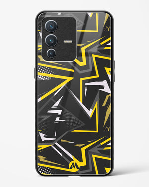 Triangular Abstraction Glass Case Phone Cover (Vivo)