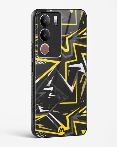 Triangular Abstraction Glass Case Phone Cover (Vivo)