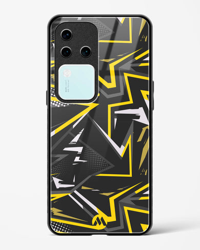 Triangular Abstraction Glass Case Phone Cover (Vivo)