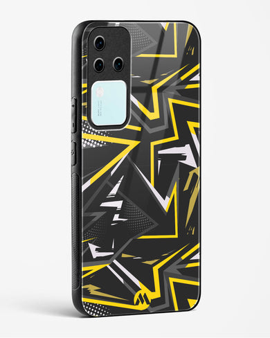 Triangular Abstraction Glass Case Phone Cover (Vivo)