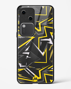 Triangular Abstraction Glass Case Phone Cover (Vivo)