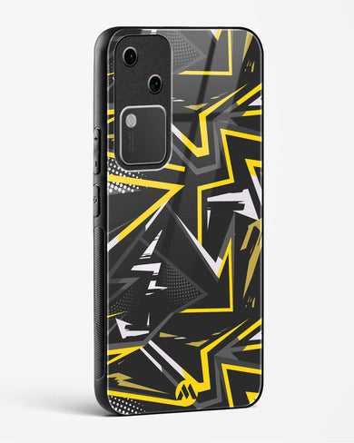 Triangular Abstraction Glass Case Phone Cover (Vivo)