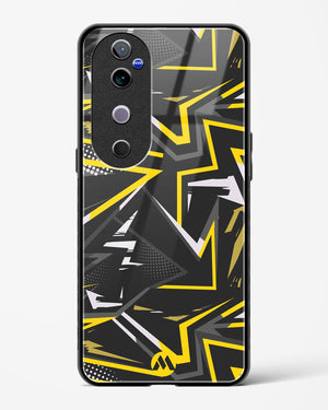 Triangular Abstraction Glass Case Phone Cover (Vivo)