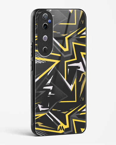 Triangular Abstraction Glass Case Phone Cover (Vivo)