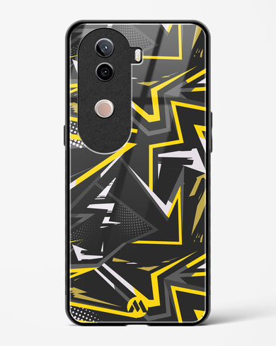 Triangular Abstraction Glass Case Phone Cover (Vivo)