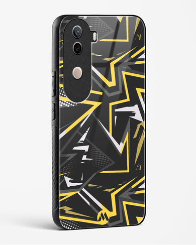 Triangular Abstraction Glass Case Phone Cover (Vivo)