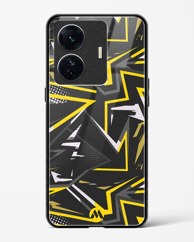 Triangular Abstraction Glass Case Phone Cover (Vivo)